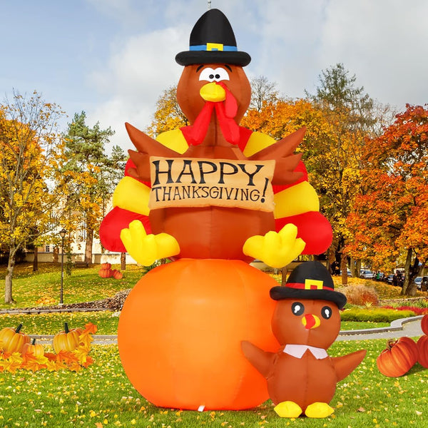 Turkey & Pumpkin Inflatable