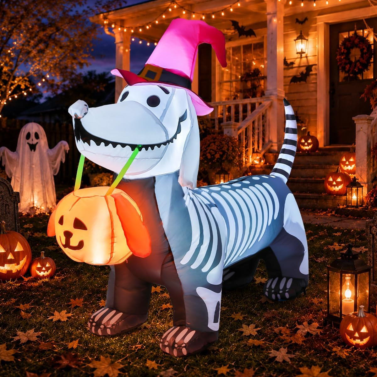 Skeleton Puppy Inflatable
