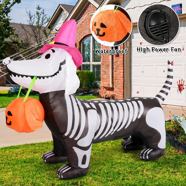 Skeleton Puppy Inflatable