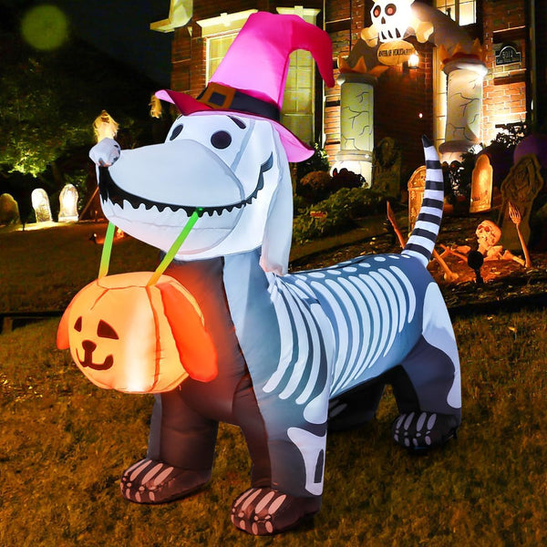 Skeleton Puppy Inflatable