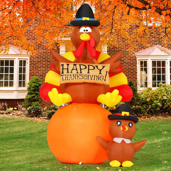 Turkey & Pumpkin Inflatable