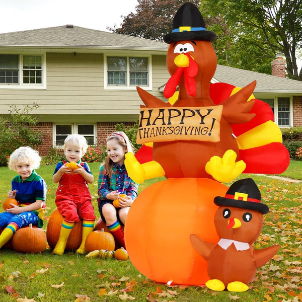 Turkey & Pumpkin Inflatable