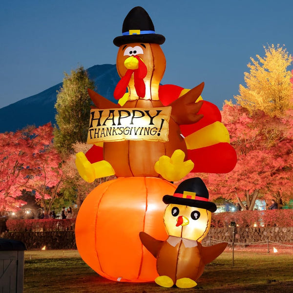 Turkey & Pumpkin Inflatable