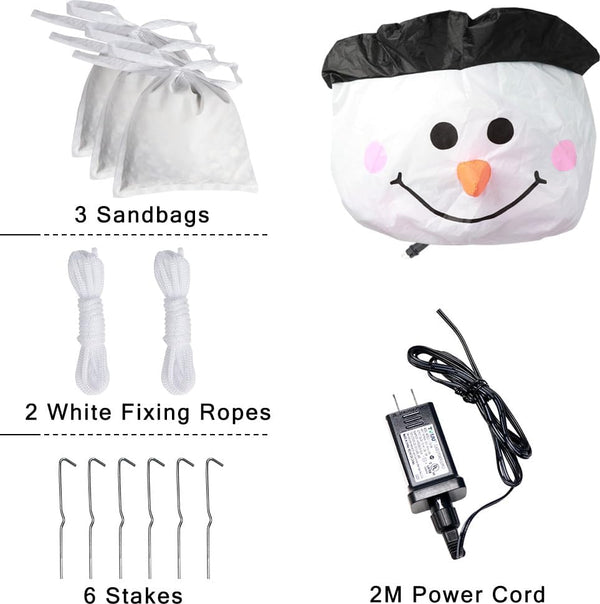 Snowman & Penguins Inflatable